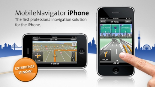 Navigon MobileNavigator iPhone App Navigon MobileNavigator iPhone App