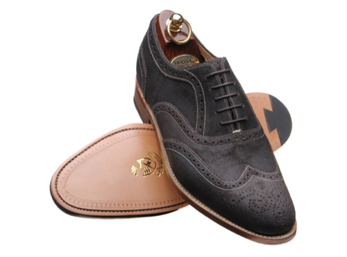 Barker for Herring Brown Suede Brogues - Por Homme - Contemporary Men's ...