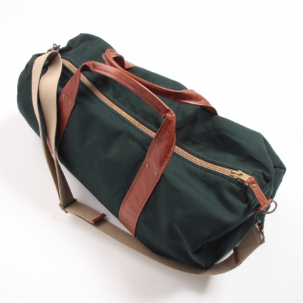 Tannis Hegan Green Canvas Duffle