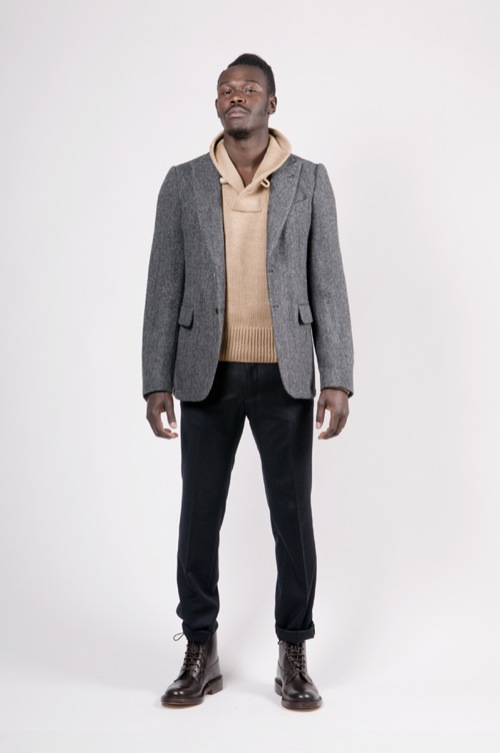 Dries Van Noten Beaton Herringbone Jacket