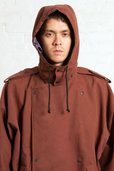 Assembly New York Sunburn Hooded Trench Coat