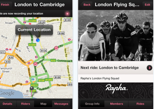 Introducing | Rapha Rendezvous iPhone App