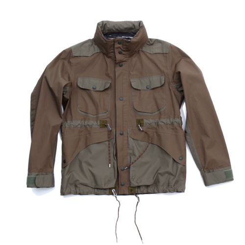 White Mountaineering 2-Tone Field Jacket for S/S 2011 in Beige