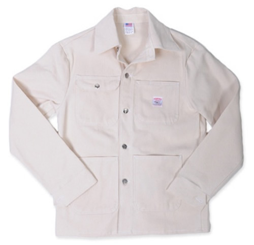 Pointer Brand | White Natural Drill Chore Coat Jacket