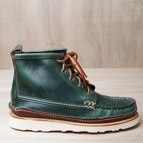 Yuketen 5 Eye Maine Guide Boot in Green, Fall 2011